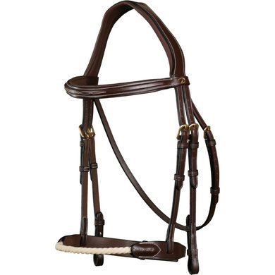 Dyon Bridle Rope Brown Full
