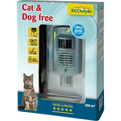 ECOstyle Cat & Dog free Battery 200 m² Ultrasonic pest controle