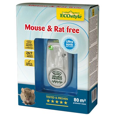 ECOstyle Mouse & Rat free 80 m² Ultrasonic pest control