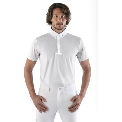 Ego7 T-shirt de Concours Manches Courtes Hommes Blanc