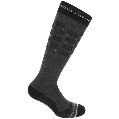 EQUITHÈME Socks Snow Grey-Pink 39-41