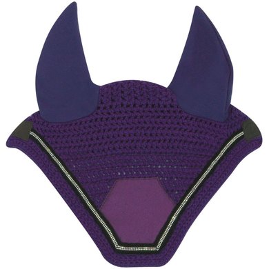 EQUITHÈME Ear Bonnet Domino Purple Full