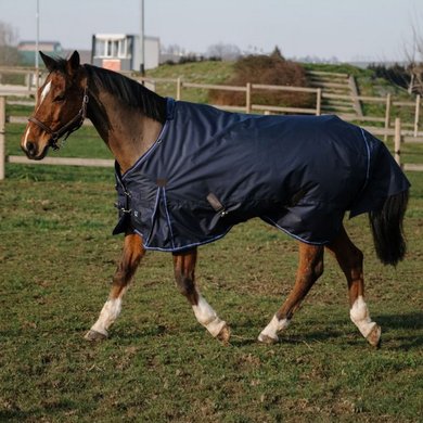 EQUITHÈME Outdoor Rug Classic 600D 200g Navy