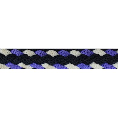 Norton Corde pour Licol Tricolore Violet/Noir/Blanc 2,5m