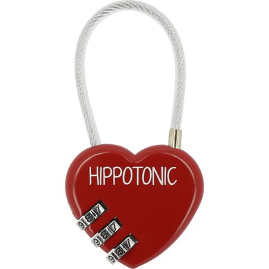 Hippotonic Grooming Box Padlock Heart Red