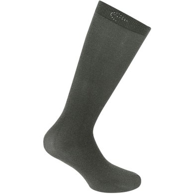 EQUITHÈME Socks Show Lurex Antracite One Size