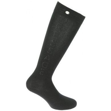 EQUITHÈME Socks Strass Dressage Black