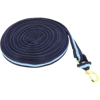 Norton Lunging Side Rope Stuffed Navy Blue/Light Blue 8m