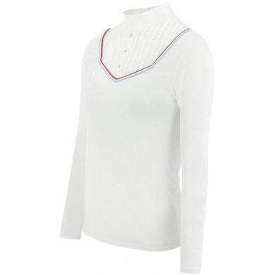 EQUITHÈME T-shirt de Concours Cabourg Femme Blanc