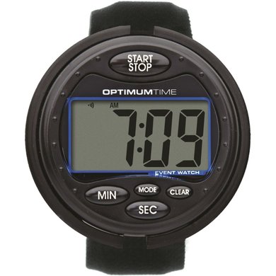 Optimum time Stopwatch Zwart