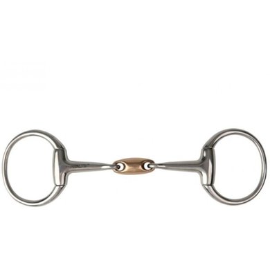 Metalab Eggbut Snaffle Double Jointed 16mm Copper