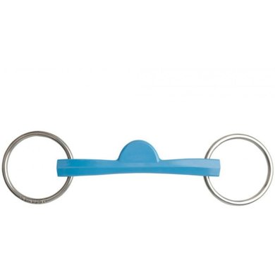 Metalab Solid Loose Ring Snaffle Flexi with 1/2 spoon tongue keeper