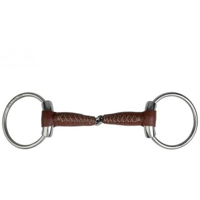 Metalab Loose Ring Snaffle Jointed Pinchless 20mm Leather