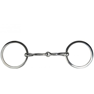 Metalab Loose Ring Snaffle Jointed 14mm Twisted