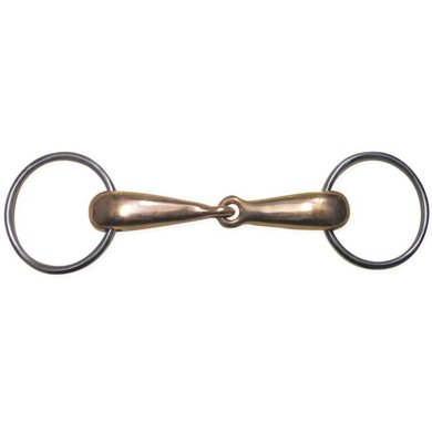 Metalab Loose Ring Snaffle Double Jointed 23mm Copper