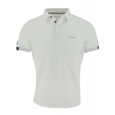 EQUITHÈME Polo Shirt Kentin Short Sleeves Men White XXL