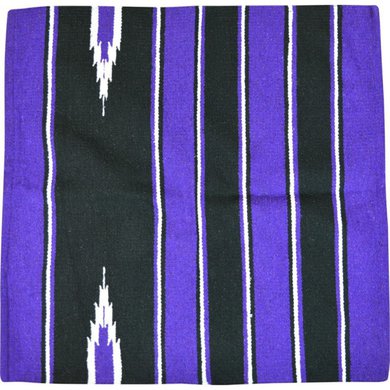 Randol's Navajo Show Blanket Violet/Noir/Blanc 76cm x 76cm