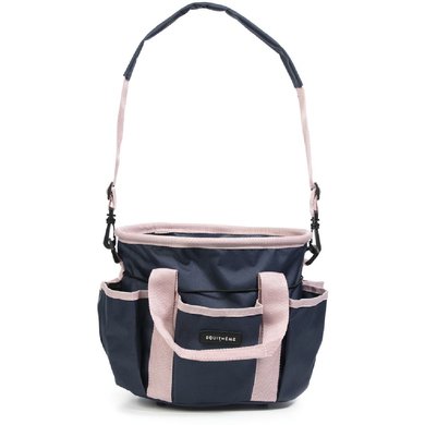 EQUITHÈME Grooming Bag Multi Pockets Navy/Pink