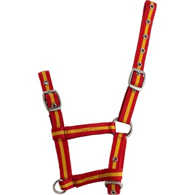 Norton Foal Halter Adjustable Red/Yellow/Red Foal