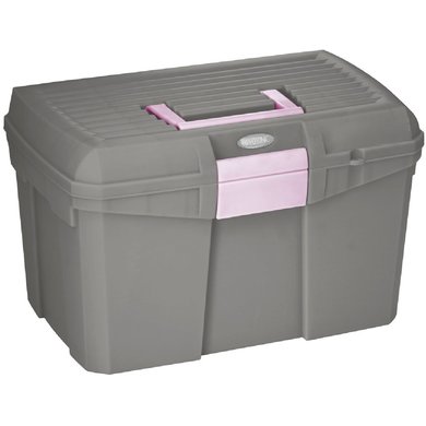 Hippotonic Grooming Box Grey/Pink 40x27,5x24,5cm