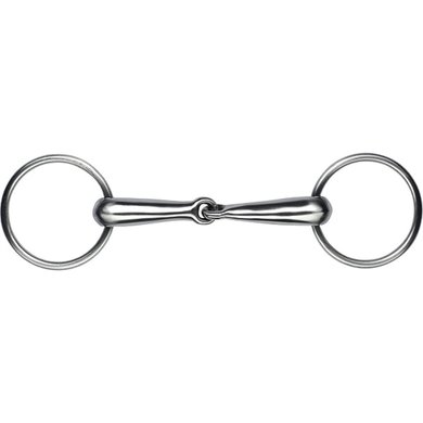 Feeling Loose Ring Snaffle Satin Finish Stainless Hollow 18mm