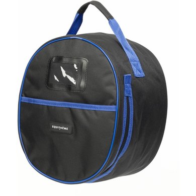 EQUITHÈME Helmet Bag Black/Blue