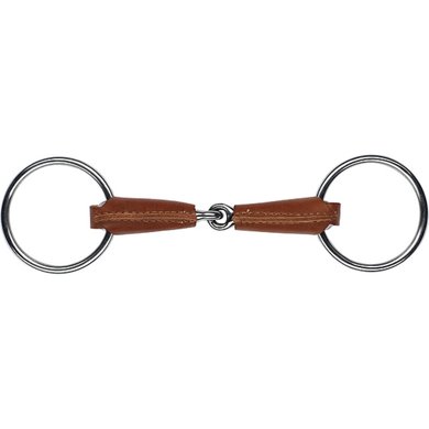 Feeling Loose Ring Snaffle Leather Hollow 19mm