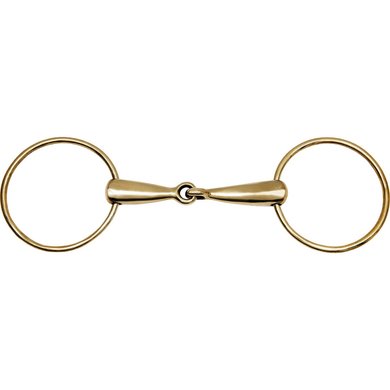 Feeling Large Rings Snaffle 22mm Gold