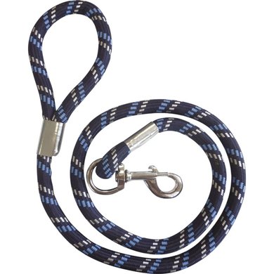 Diego & Louna Laisse pour Chien de corde Épaisse Bleu Marin/Blanc 1,5m