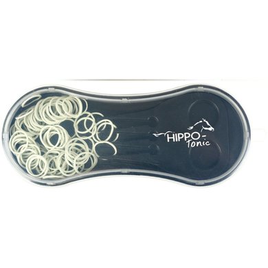 Hippo-Tonic Brush with Rubber Bands Black