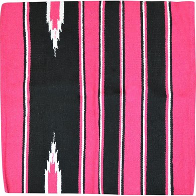 Randol's Navajo Show Blanket Katoen Roze/Zwart/Wit