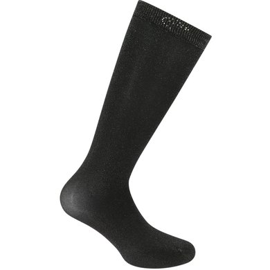 EQUITHÈME Socks Show Lurex Black One Size