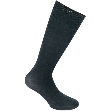 EQUITHÈME Socks Show Lurex Navy One Size