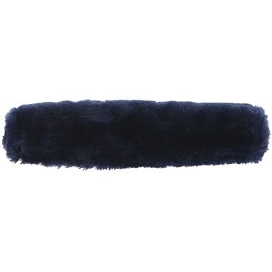 EQUITHÈME Fur Padded Nose Band Teddy Navy Full