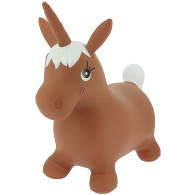 Equi-kids Skippyball Unicorn Marron/Blanc