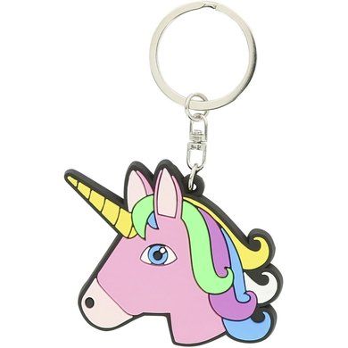 Equi-kids Keychain Licorne Unicorn head Pink