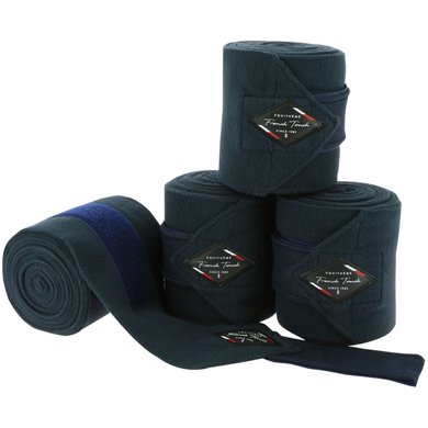 EQUITHÈME Bandages French Touch Navy Pony