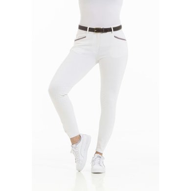 EQUITHÈME Pantalon d'Équitation Kim Organic Cotton Blanc