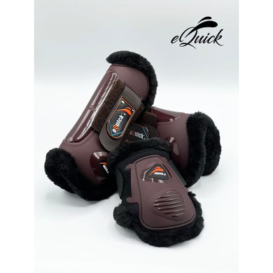 eQuick Fetlock Boots eLight Velcro Panther Brown