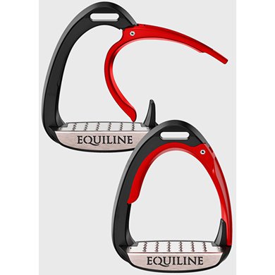Equiline Safety Stirrups X-Cel Jumping Red Adult