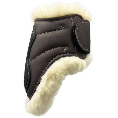 eQuick Fetlock Boots Glam Velcro Fluffy Brown
