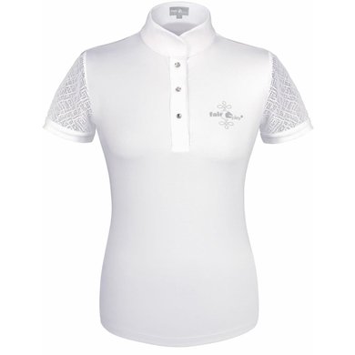 Fair Play Competition Shirt Cecile Short Sleeve White