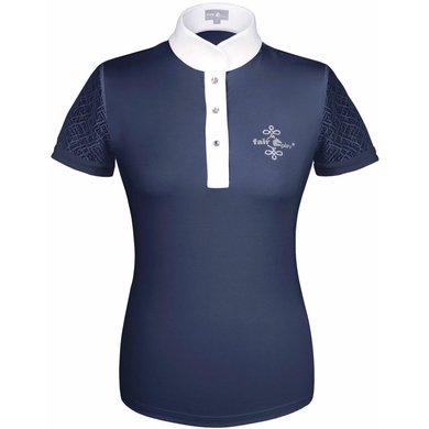 Fair Play Competition Shirt Cecile Short Sleeve Navy