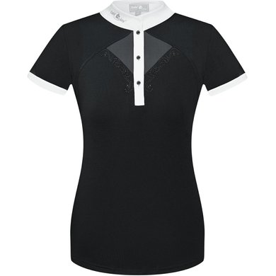 Fair Play Competition Shirt Cathrine Short Sleeve Black/White