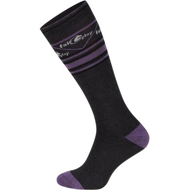 Fair Play Riding Socks Arlo Grey/Lavender 33-35