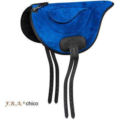 F.R.A. Bareback Pad Chico Brushed Leather Blue Universal