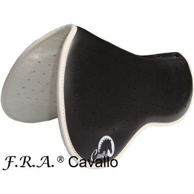 F.R.A. Cavallo Horse & Rider Pad TSP409 Raised Wither General Purpose Black/White One Size