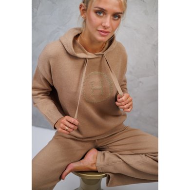 Harcour - Sweat à capuche femme Pretty camel