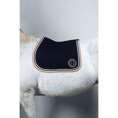Harcour Saddlepad Soft Dressage Navy/Sand Pony