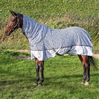 Harry's Horse Couverture Anti-Mouches Mesh Pro Camo Blanc